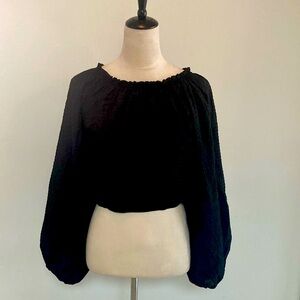 Free People Black Top, XS